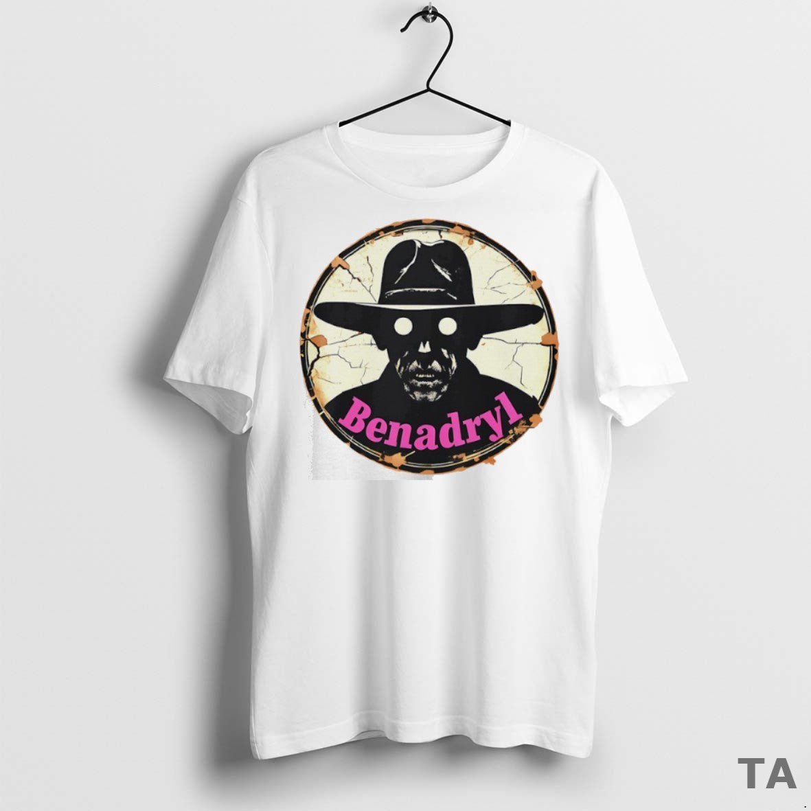 Top Benadryl Hat Man T Shirt Sweater