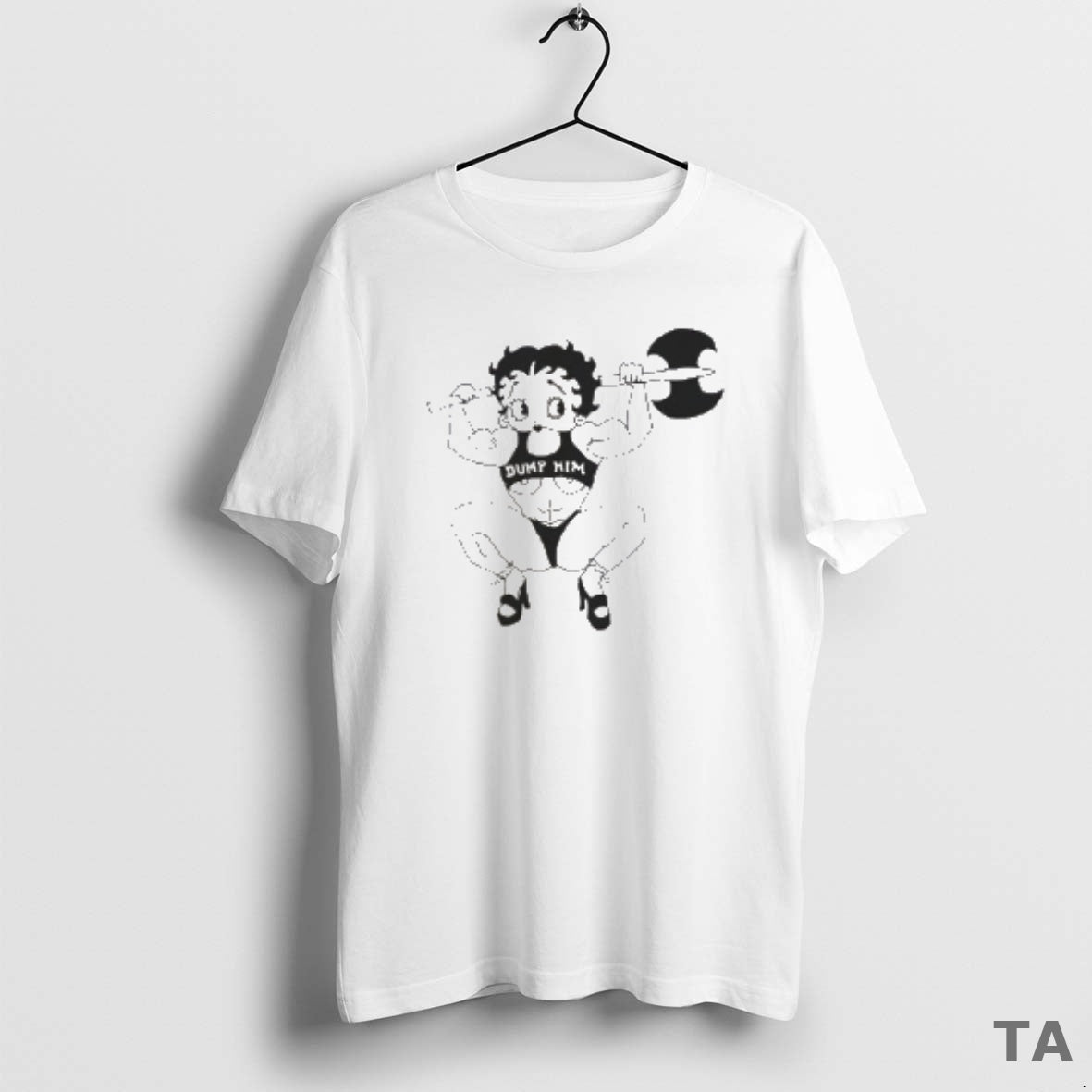 Top Betty Boop Dump Him T Shirt Sweater