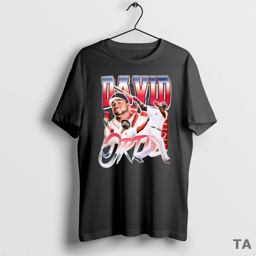 Top Christian Gonzalez Wearing David Ortiz Boston Red Sox Baseball Dreamathon T Shirt Sweater