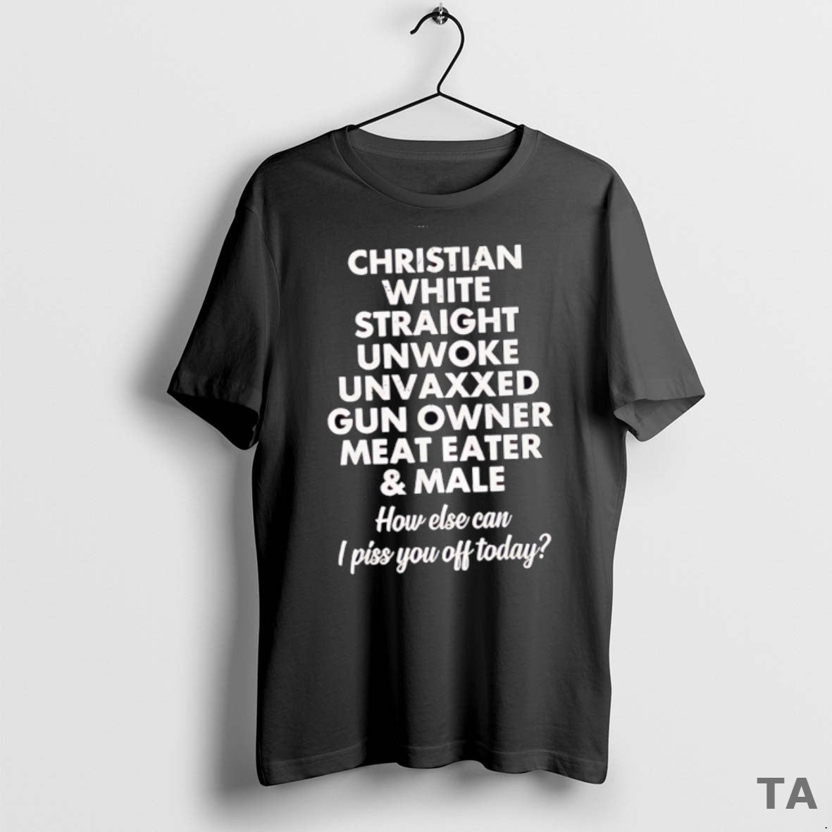 Top Christian White Straight Unwoke Unvaxxed Gun Owner Meat Eater Male How Else Can