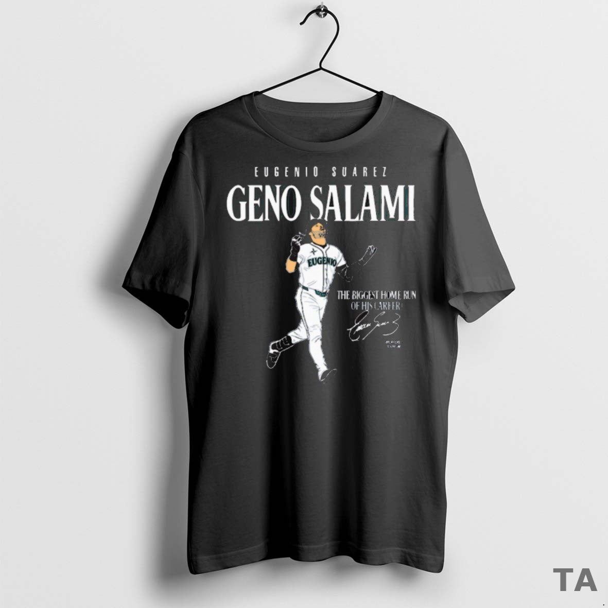 Top Eugenio Suarez Geno Salami The Biggest Home Run Of His Career Seattle Mariners Mlb