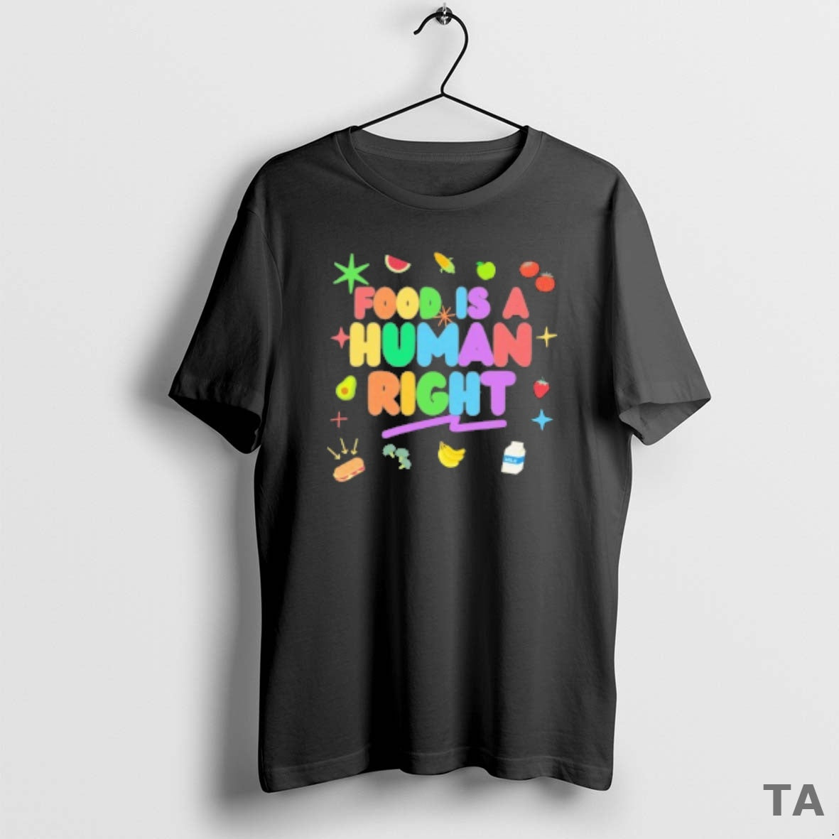 Top Food Is A Human Right T Shirt Sweater