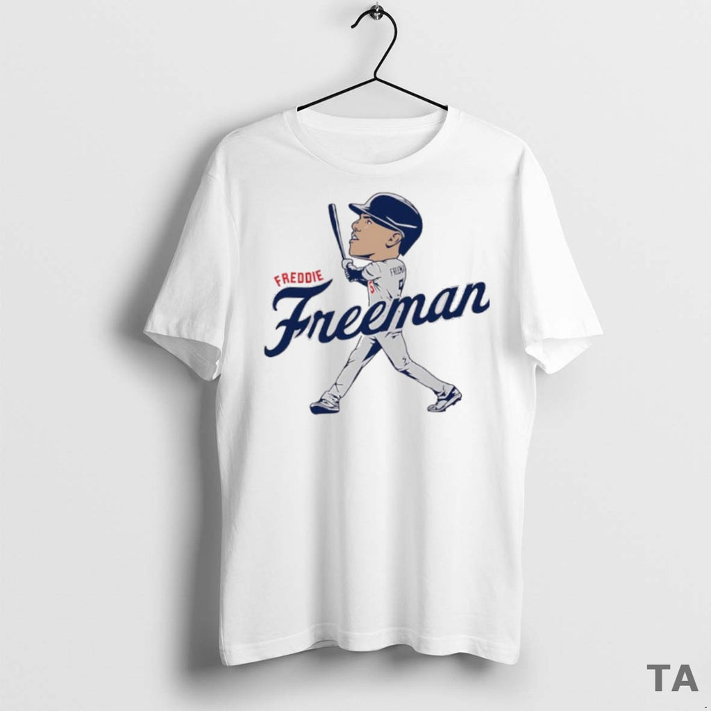 Top Freddie Freeman Caricature Los Angeles Dodgers Mlb T Shirt Sweater