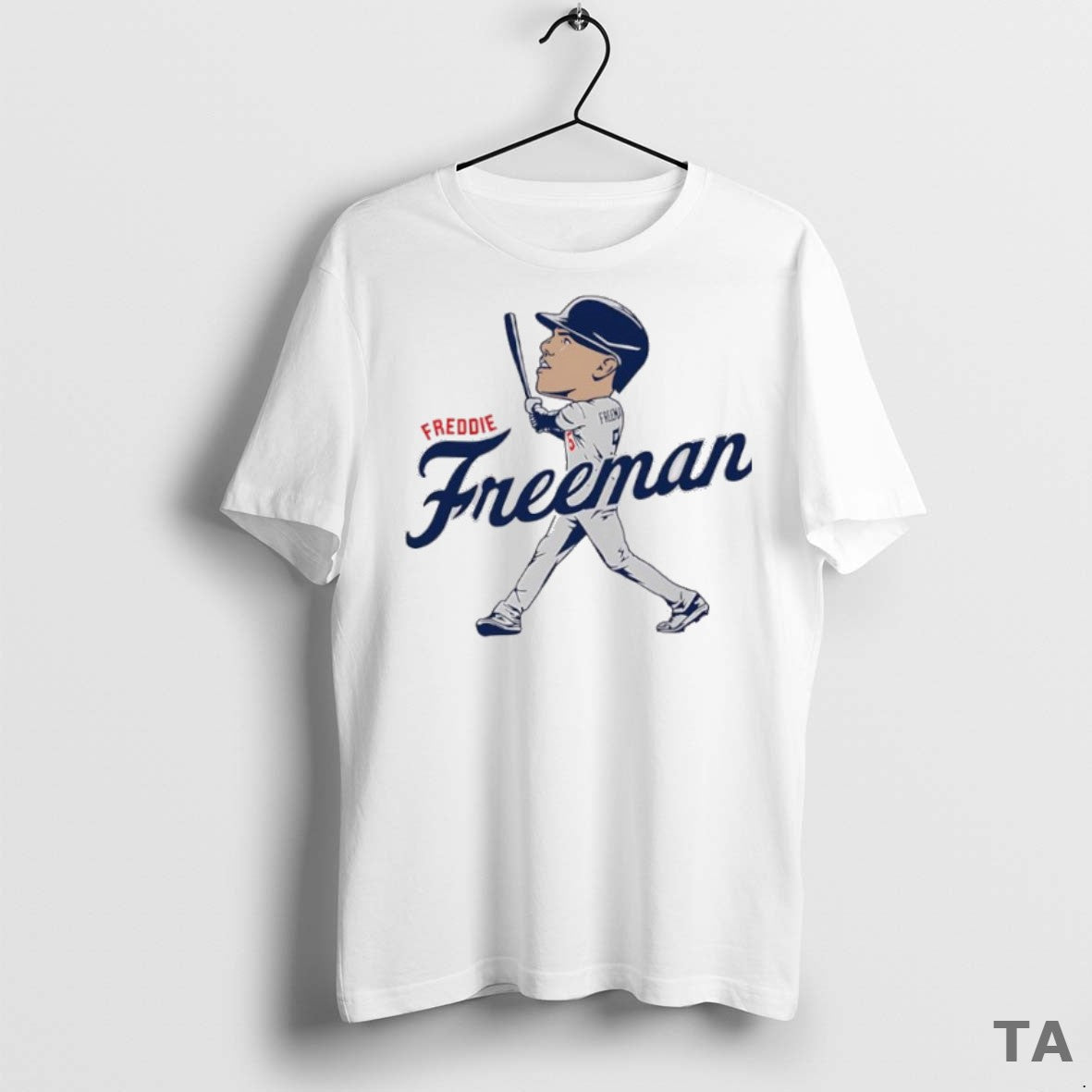 Top Freddie Freeman Caricature Los Angeles Dodgers Mlb T Shirt Sweater