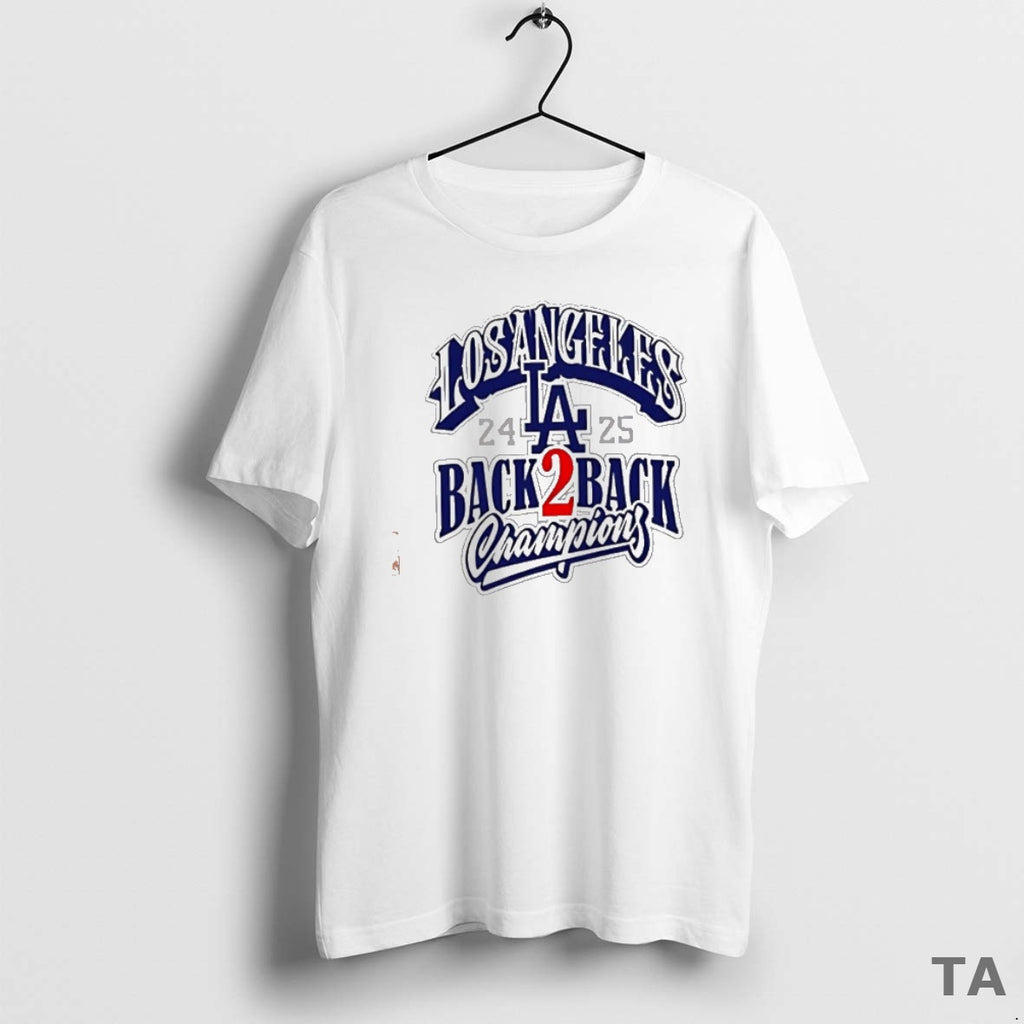 Top Funny Los Angeles Back 2 Back 2024 2025 Champions T Shirt Sweater