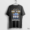 Top God First Family Second Then Indianapolis Colts Player T Shirt Sweater