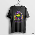Top Grinch With Santa Hat X Minnesota Vikings Merry Christmas T Shirt Sweater