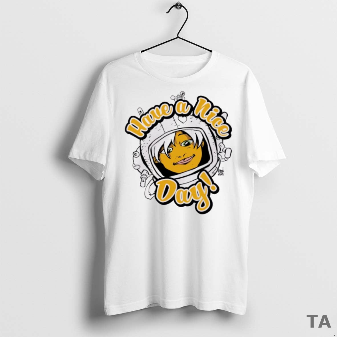 Top Have A Nice Day Art Comic T Shirt Sweater