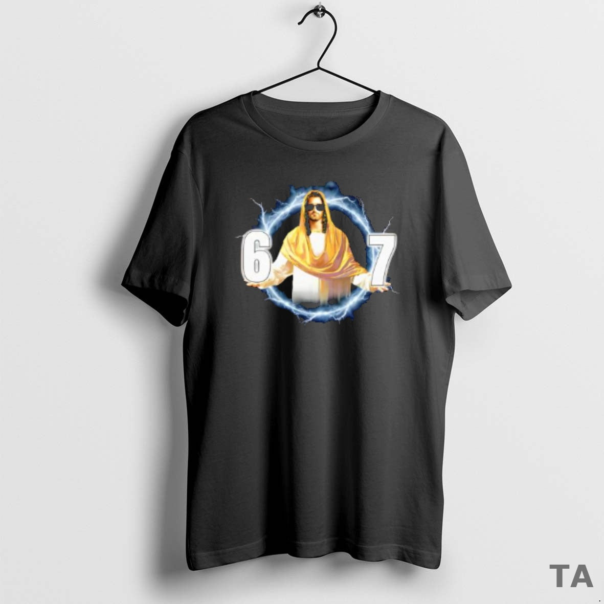 Top Jesus 67 Graphic Funny T Shirt Sweater