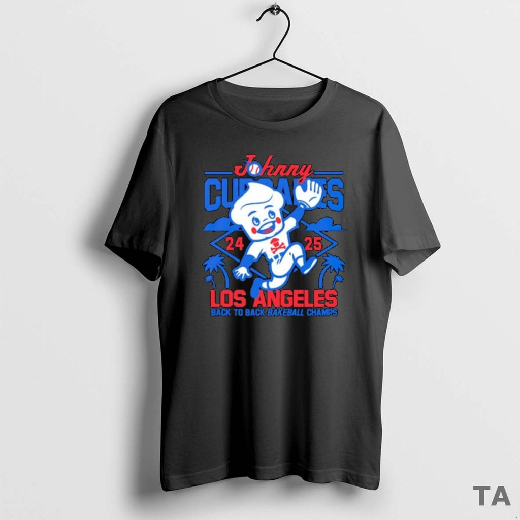Top Johnny Cupcakes X Los Angeles Dodgers Back To Back Bakeball Champions 2025