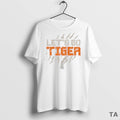 Top Lets Go Tiger Block Stripes T Shirt Sweater