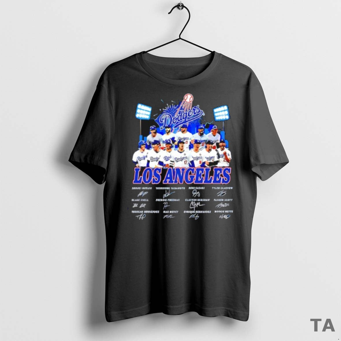 Top Los Angeles Dodgers 2025 Nlcs Champions Players Signature T Shirt Sweater