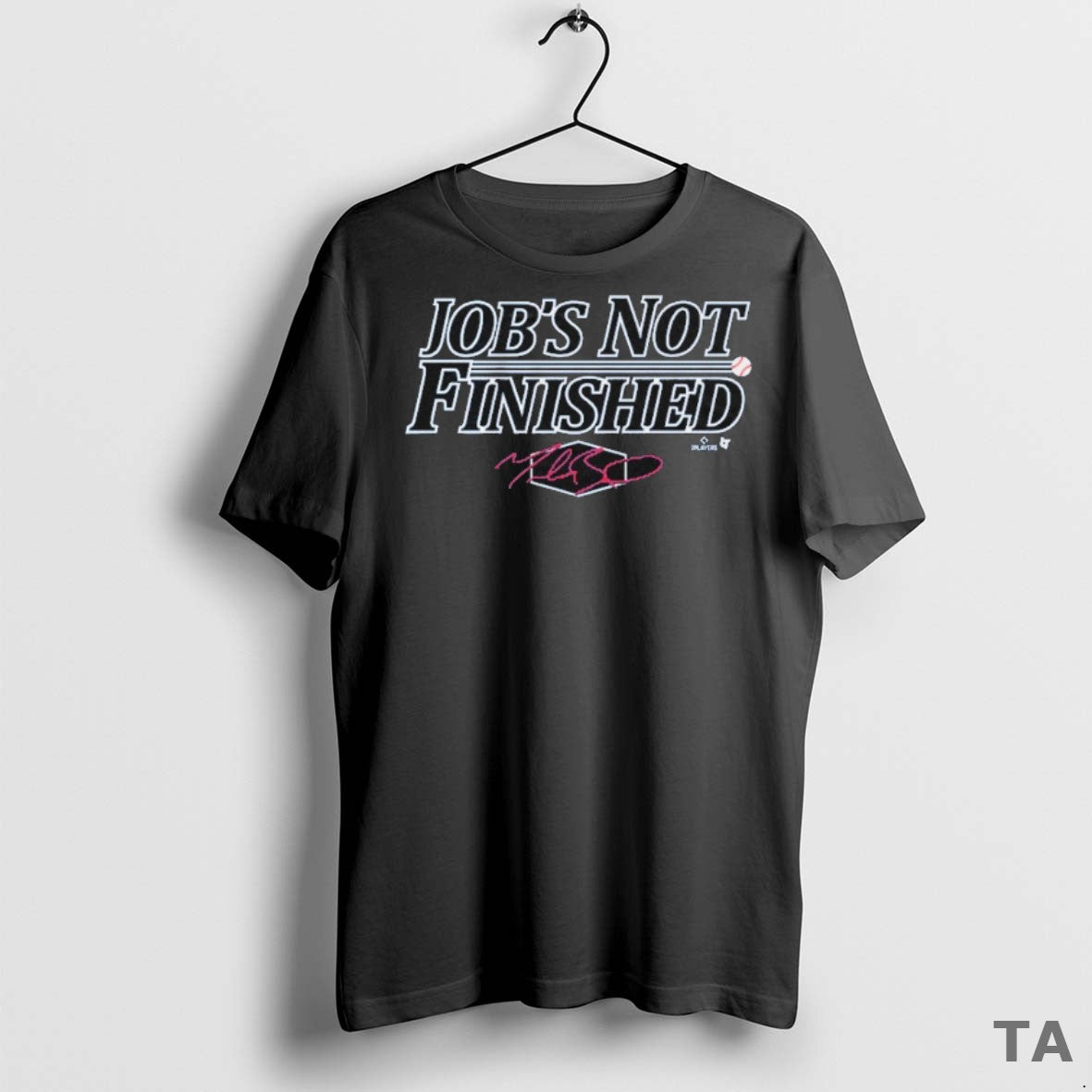 Top Los Angeles Dodgers Jobs Not Finished T Shirt Sweater
