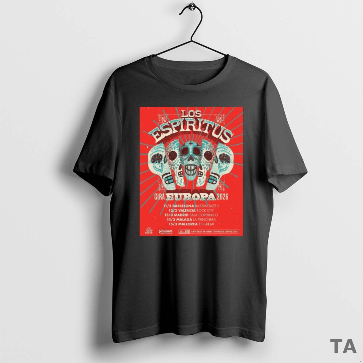 Top Los Espiritus Gira Europa Tour 2026 11 3 Barcelona 12 3 Valencia