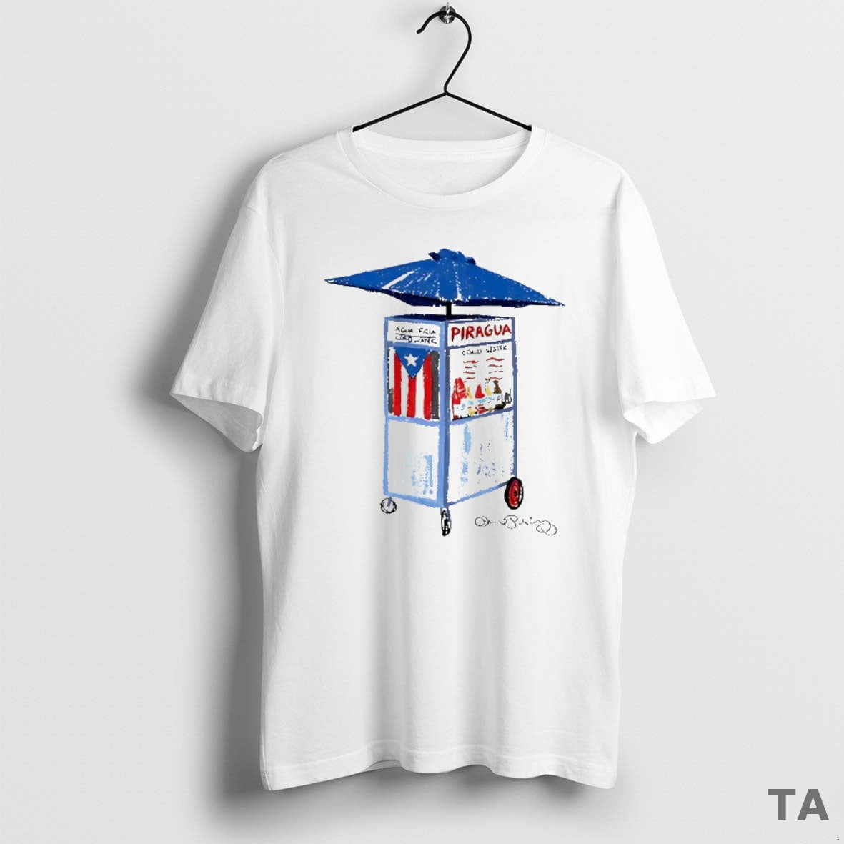 Top Puerto Rico Piragua Cart T Shirt Sweater