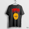 Top Tbayn The Bear Around Your Neck Death Mask Devil T Shirt Sweater