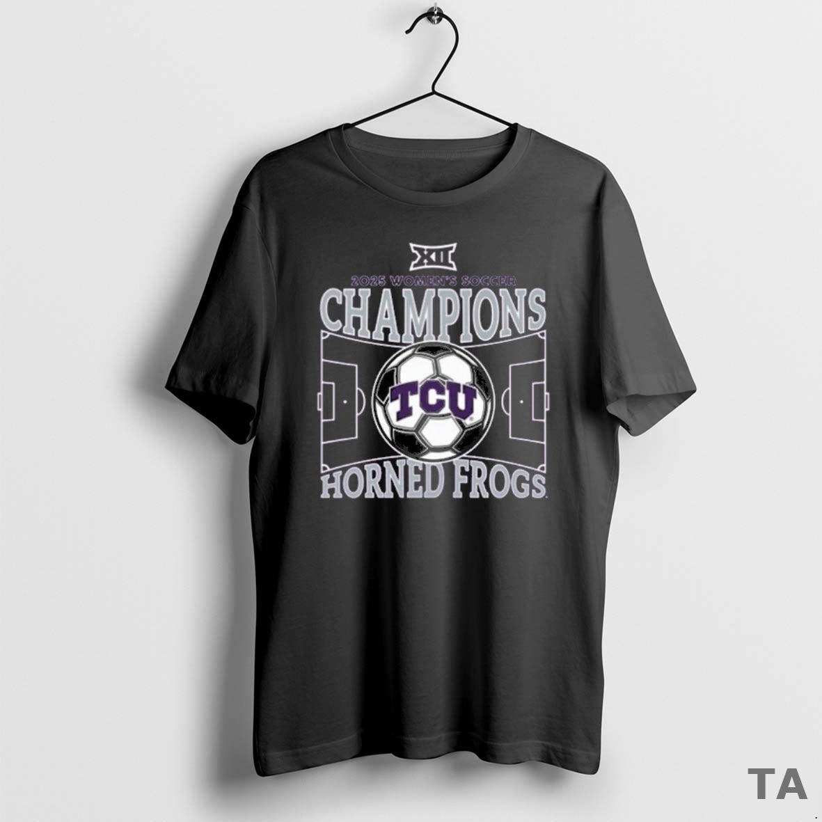 Top Tcu Horned Frogs Texas Christian University Womens Soccer 2025 Big 12 Regular Season Champions
