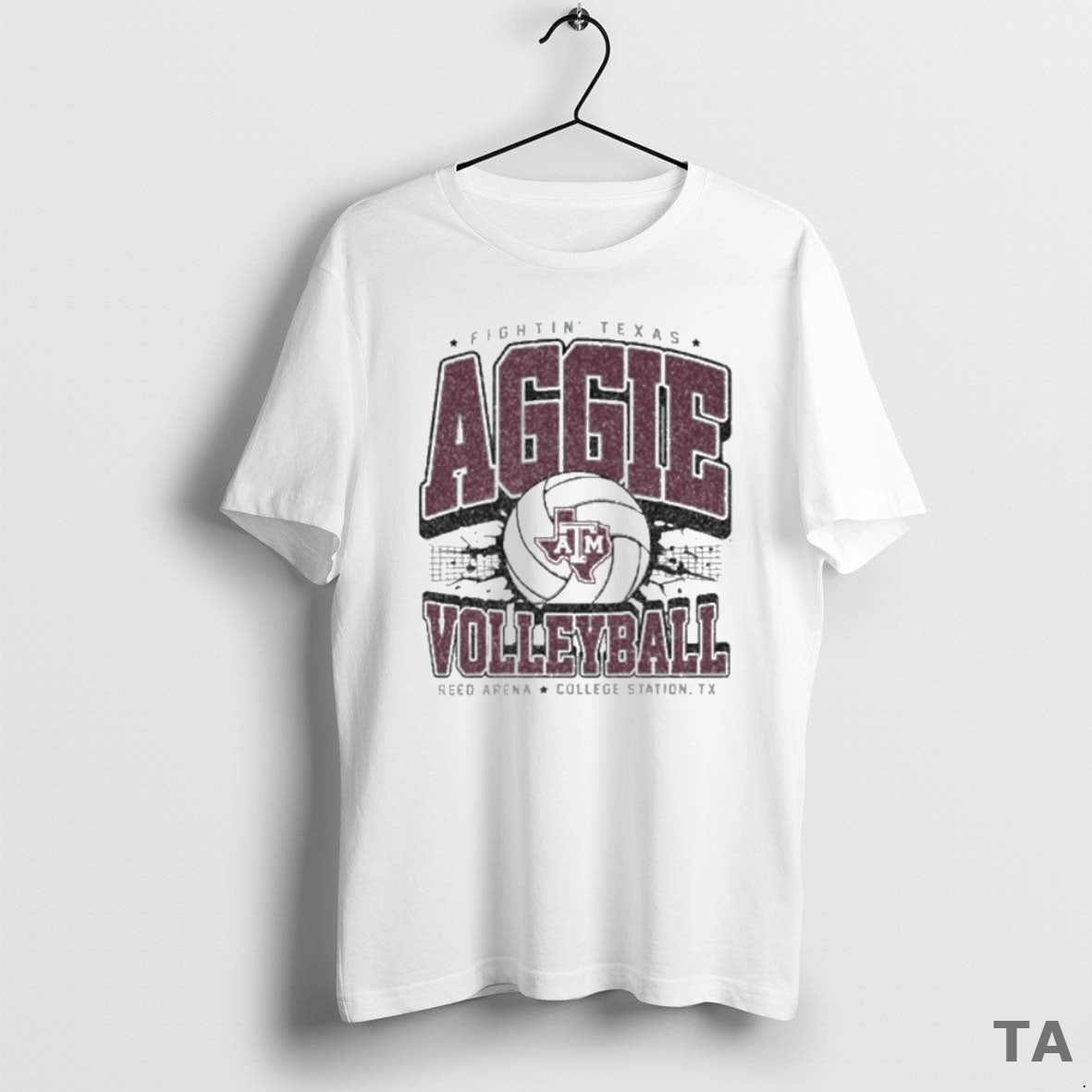 Top Texas Am Aggies Volleyball Fightin Texas Reed Arena College Station Tx Vintage
