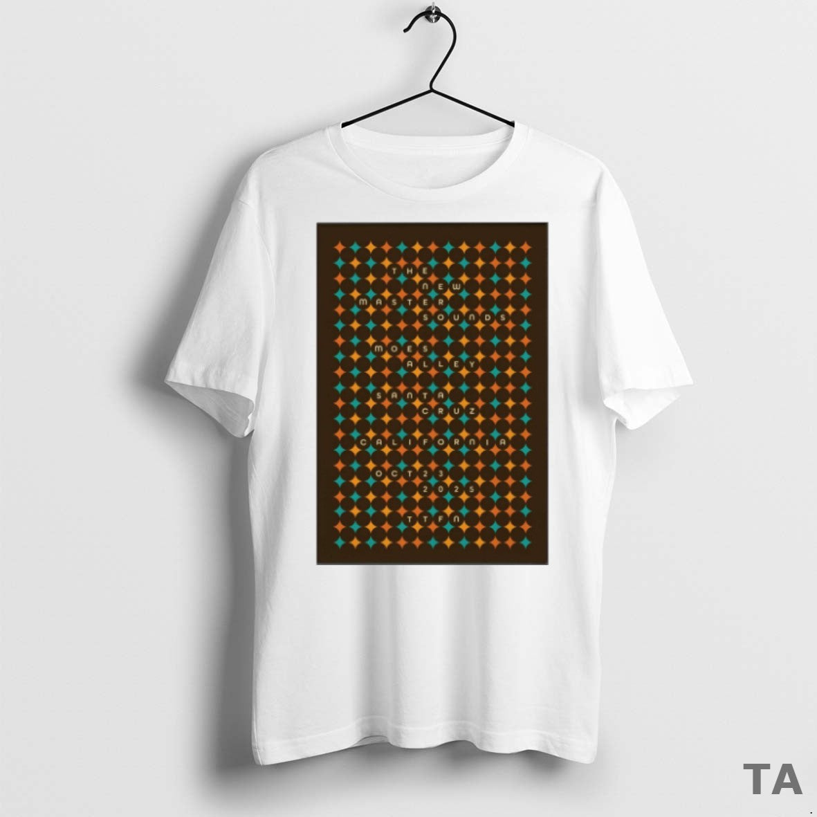 Top The New Mastersounds October 23 2025 Santa Cruz Ca Tour T Shirt Sweater