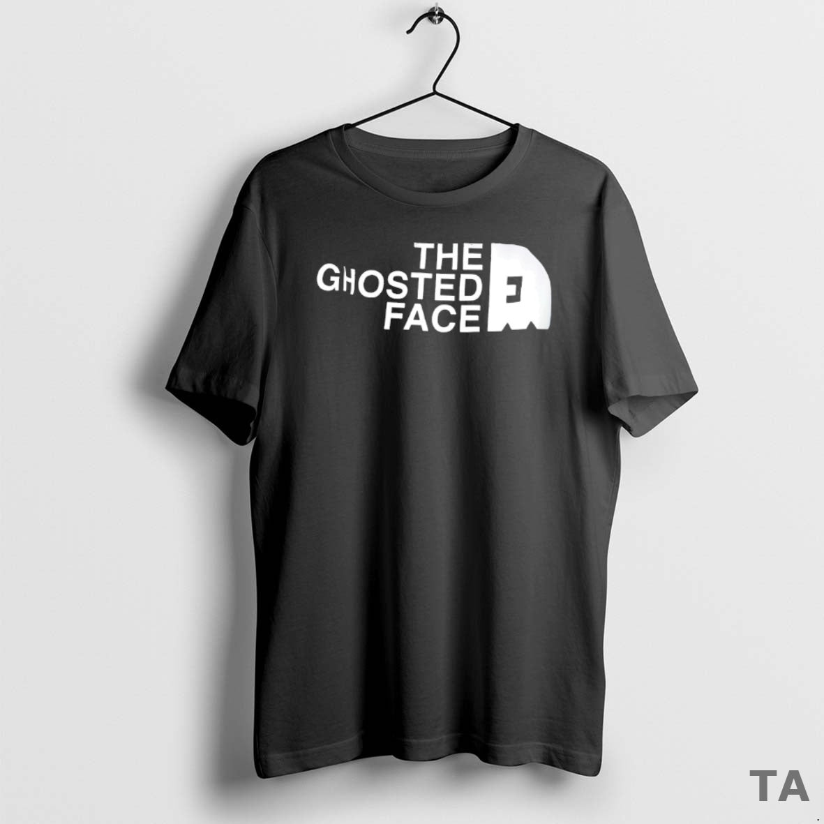 Top The Ghosted Face T Shirt Sweater