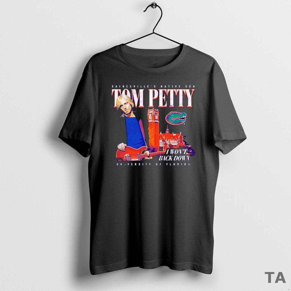 Top Tom Petty Florida Gators I Wont Back Down T Shirt Sweater