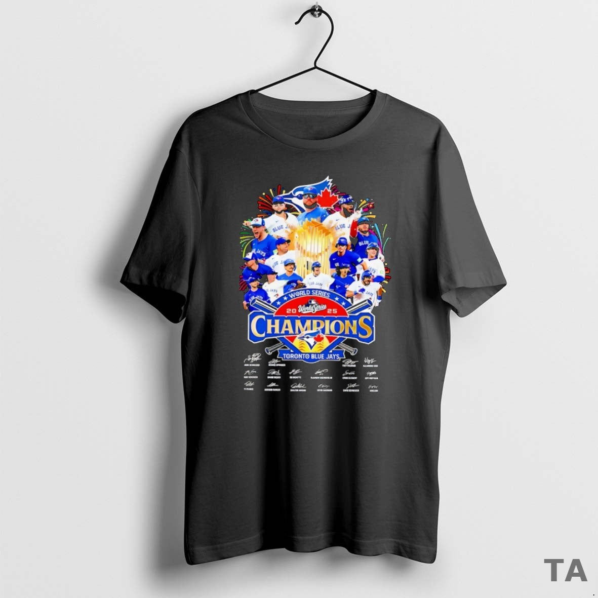 Top Toronto Blue Jays 2025 Mlb World Series Champions Signature T Shirt Sweater
