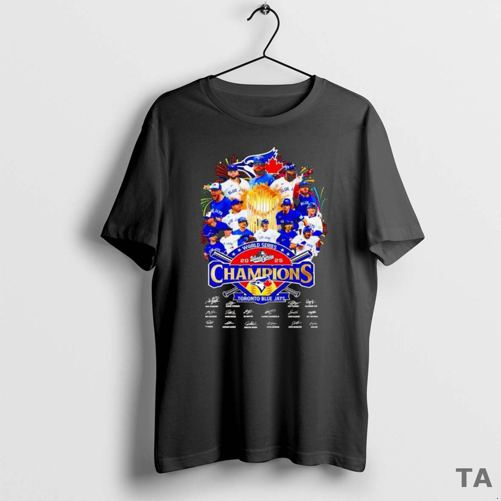 Top Toronto Blue Jays 2025 World Series Champions Team Players T Shirt Sweater