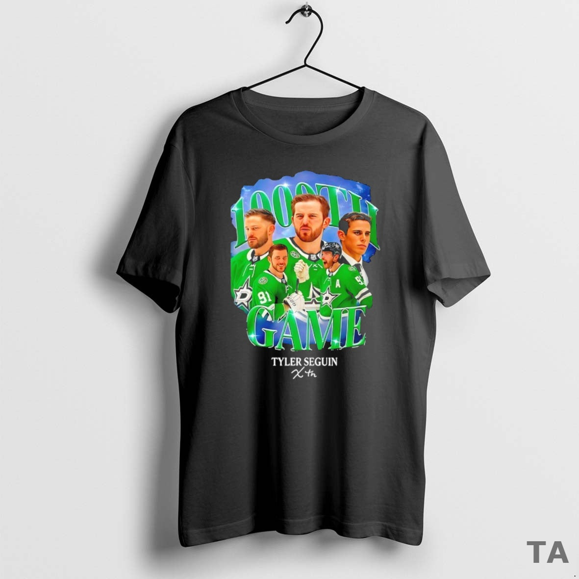 Top Tyler Seguin Dallas Stars 1000th Game Graphic T Shirt Sweater