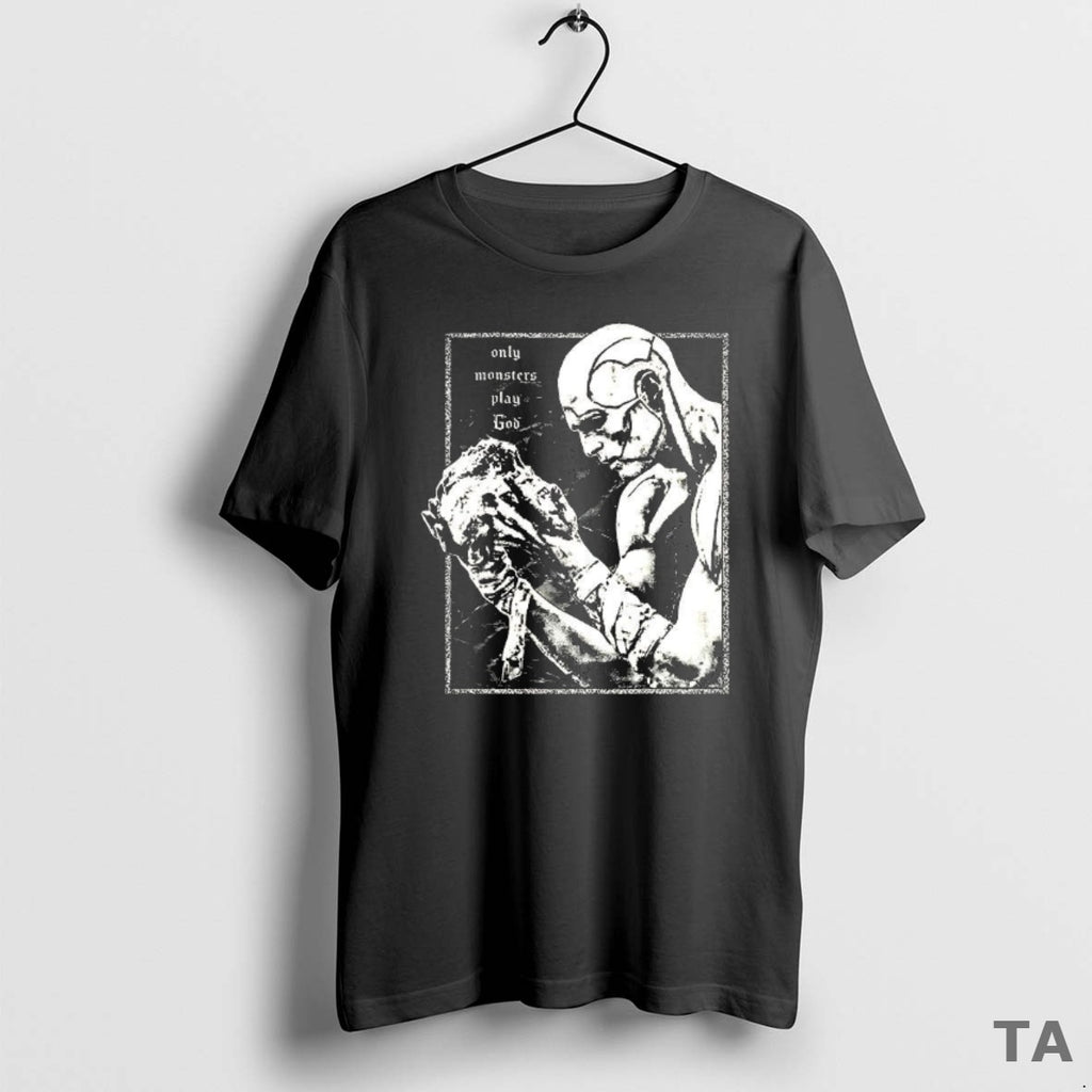 Top Victor Frankenstein Only Monsters Play God Horror T Shirt Sweater