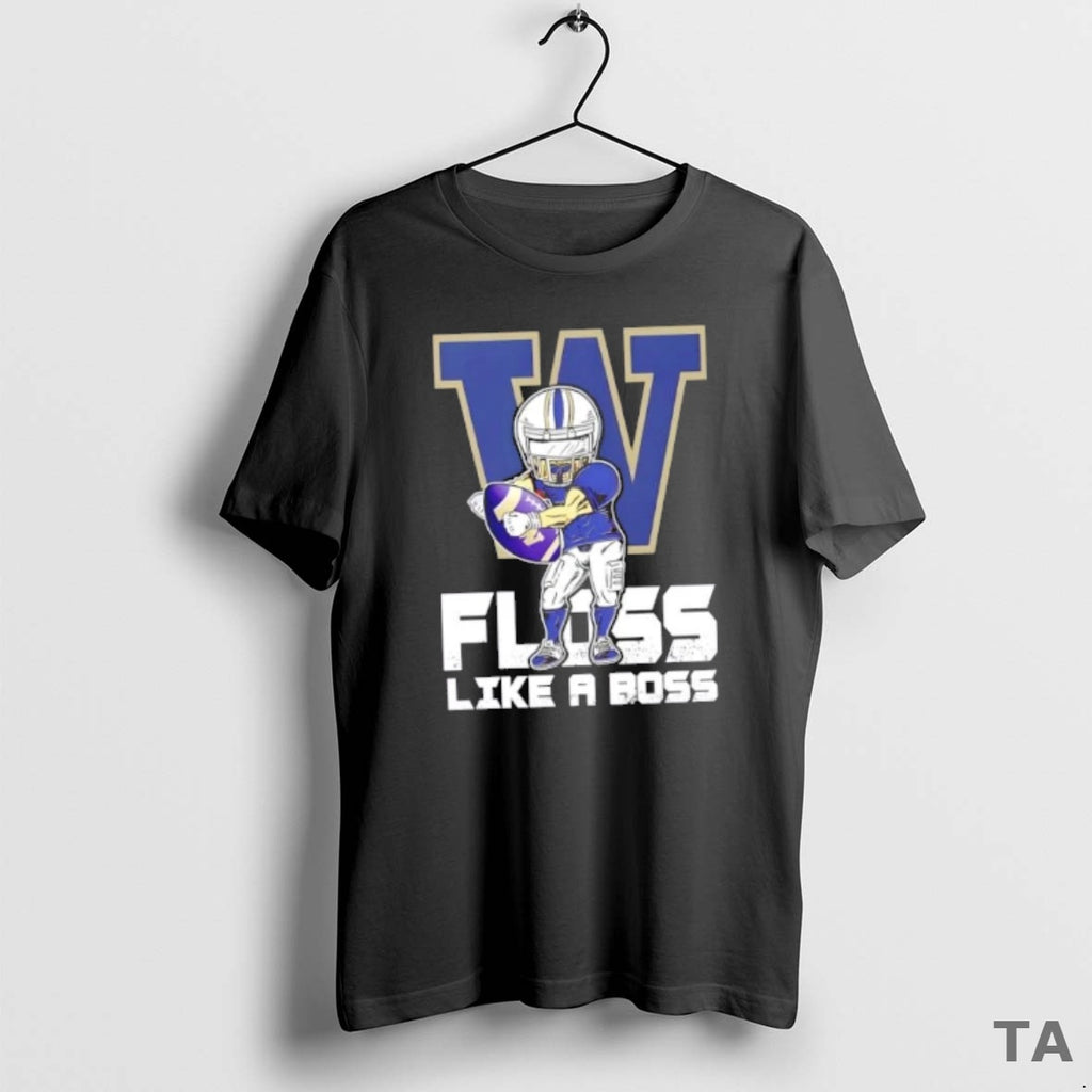 Top Washington Huskies Football Floss Like A Boss T Shirt Sweater