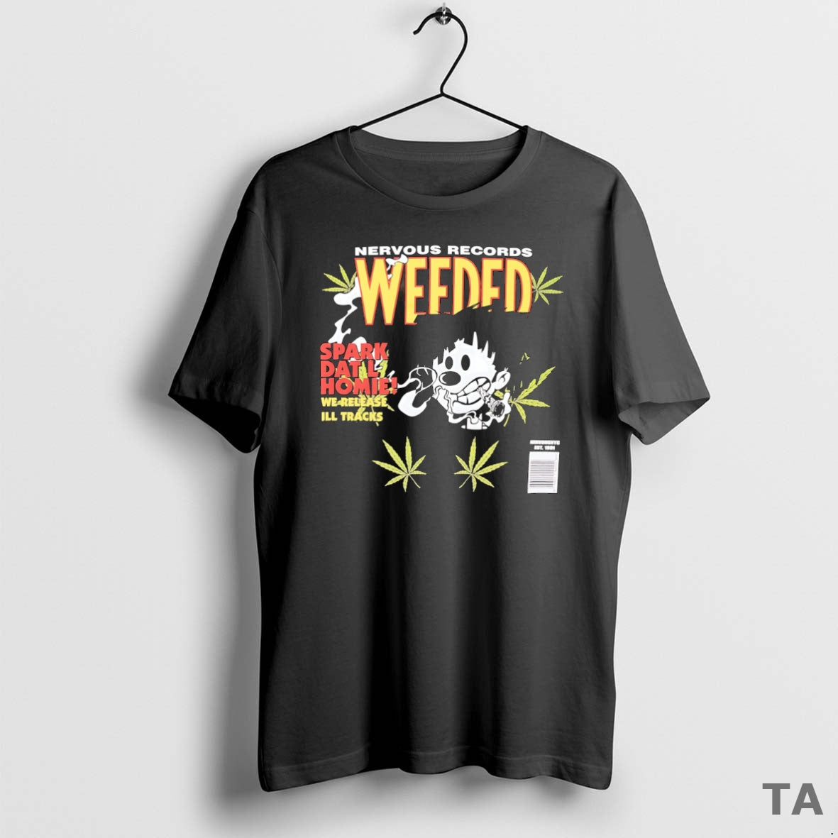 Top Weeded Records Vintage T Shirt Sweater