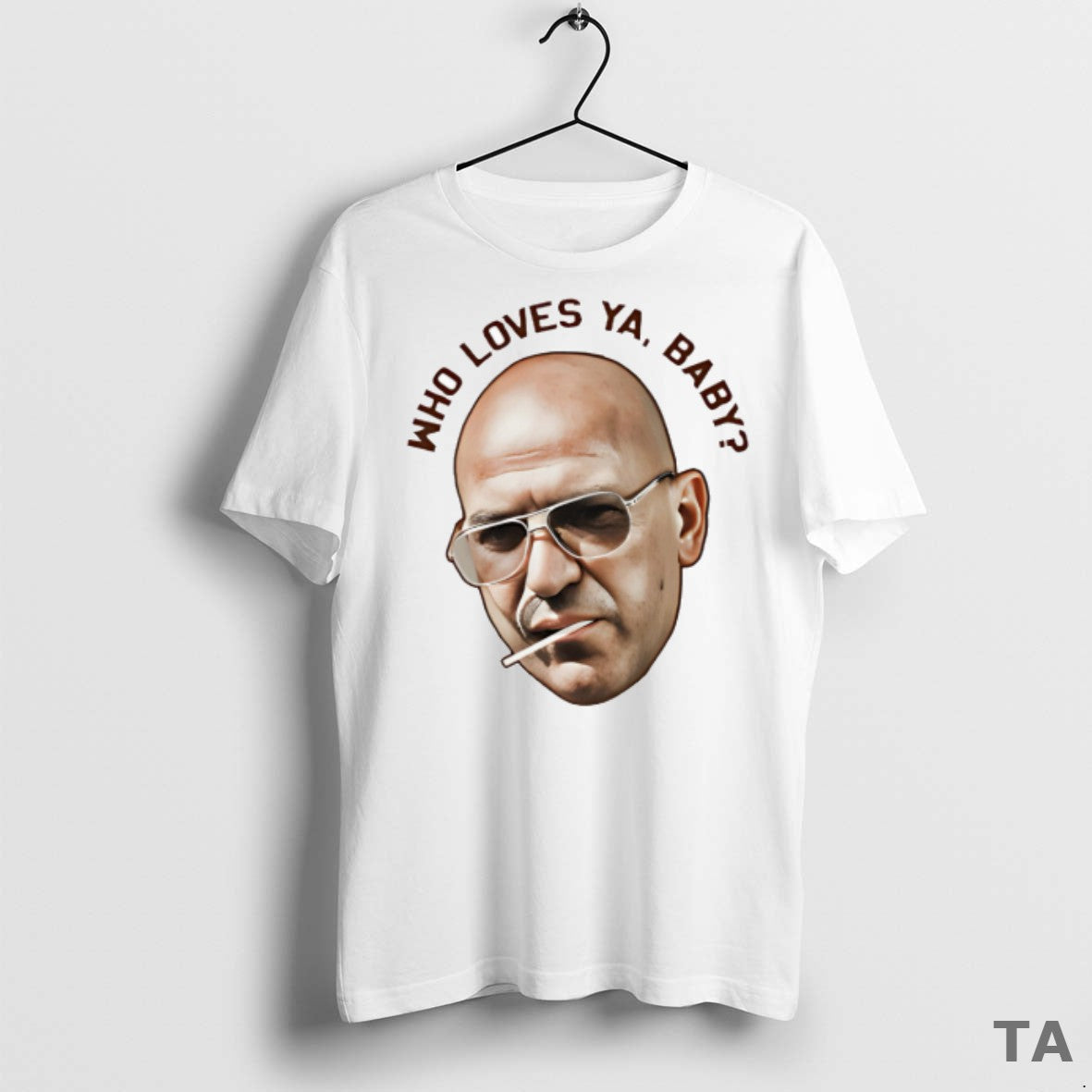 Top Who Loves Ya Baby Theo Kojak T Shirt Sweater