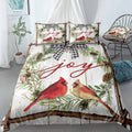 Joyful Cardinal Bedding Set (Duvet Cover & Pillow Shams)