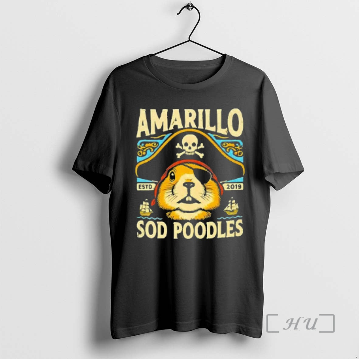 Trending Amarillo Sod Poodles Black Prairie Dog Pirate