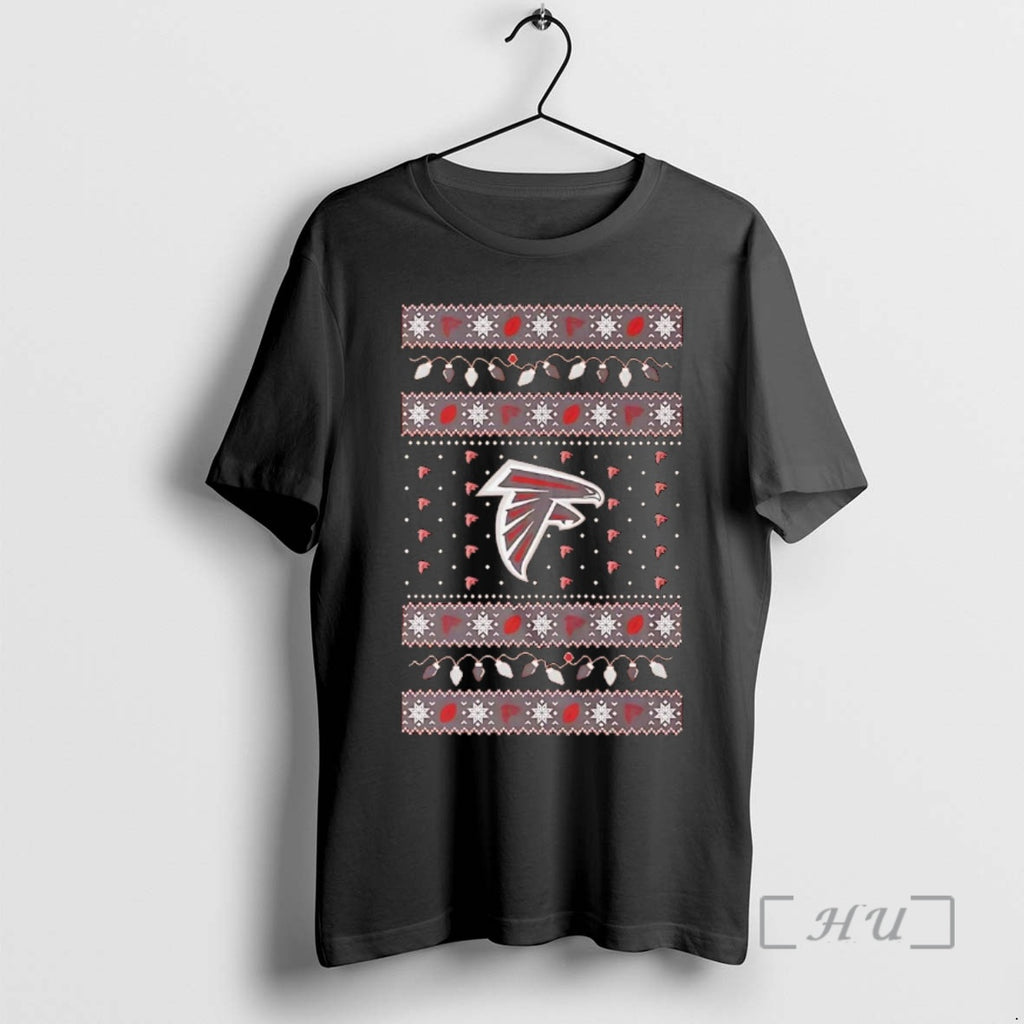 Trending Atlanta Falcons Ugly Christmas Light Premium T Shirt Sweater