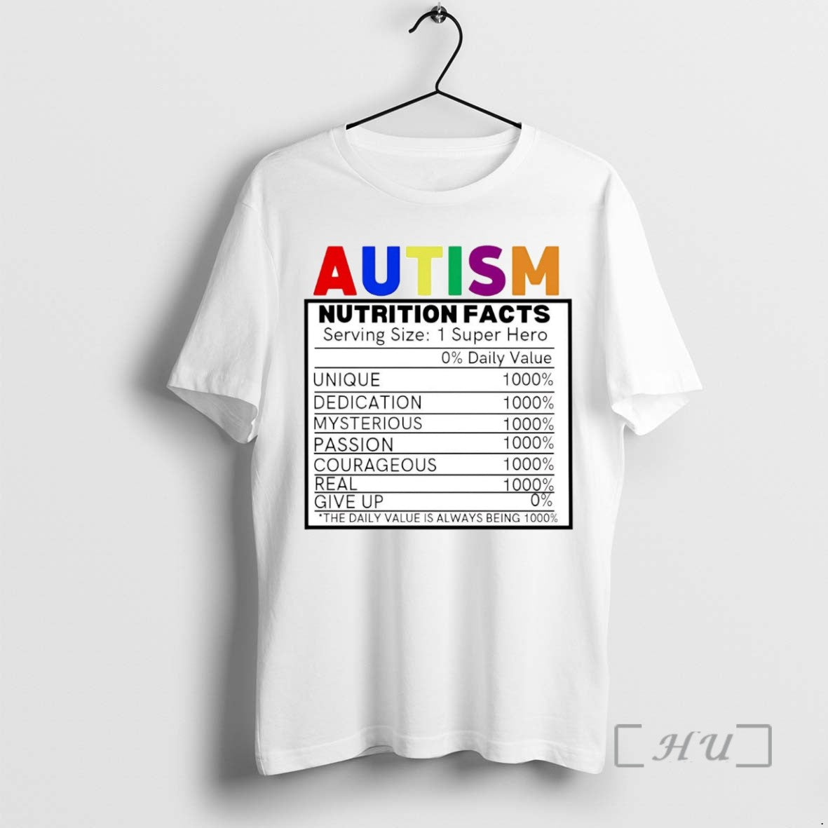 Trending Autism Nutrition Facts Tee Shirt Sweater