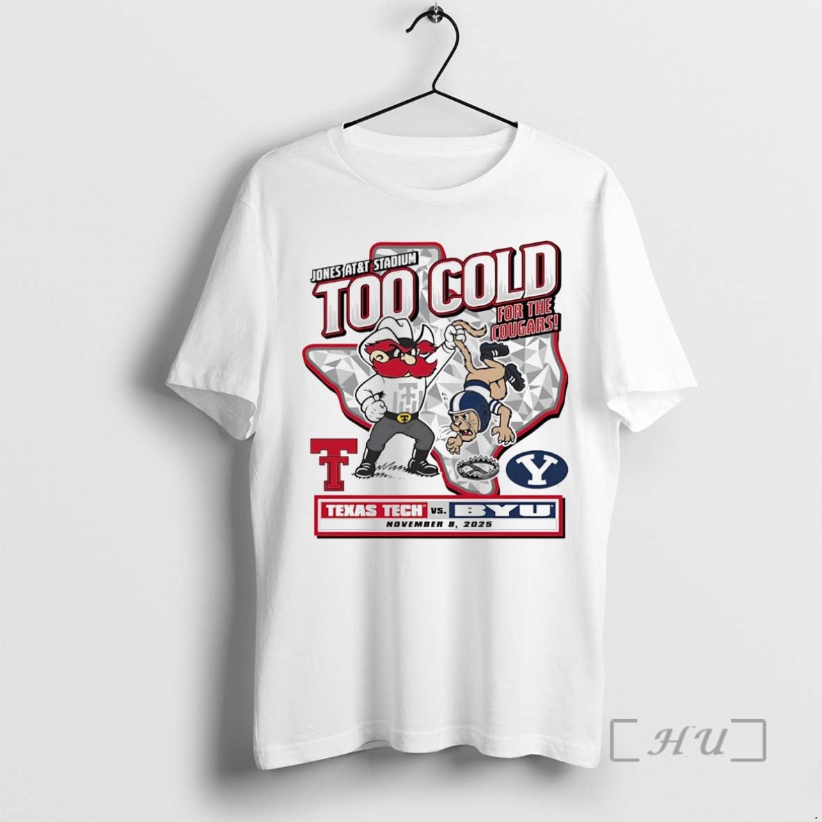 Trending Byu Cougars Vs Texas Tech Red Raiders Too Cold For Cougars Gameday 2025 Premium