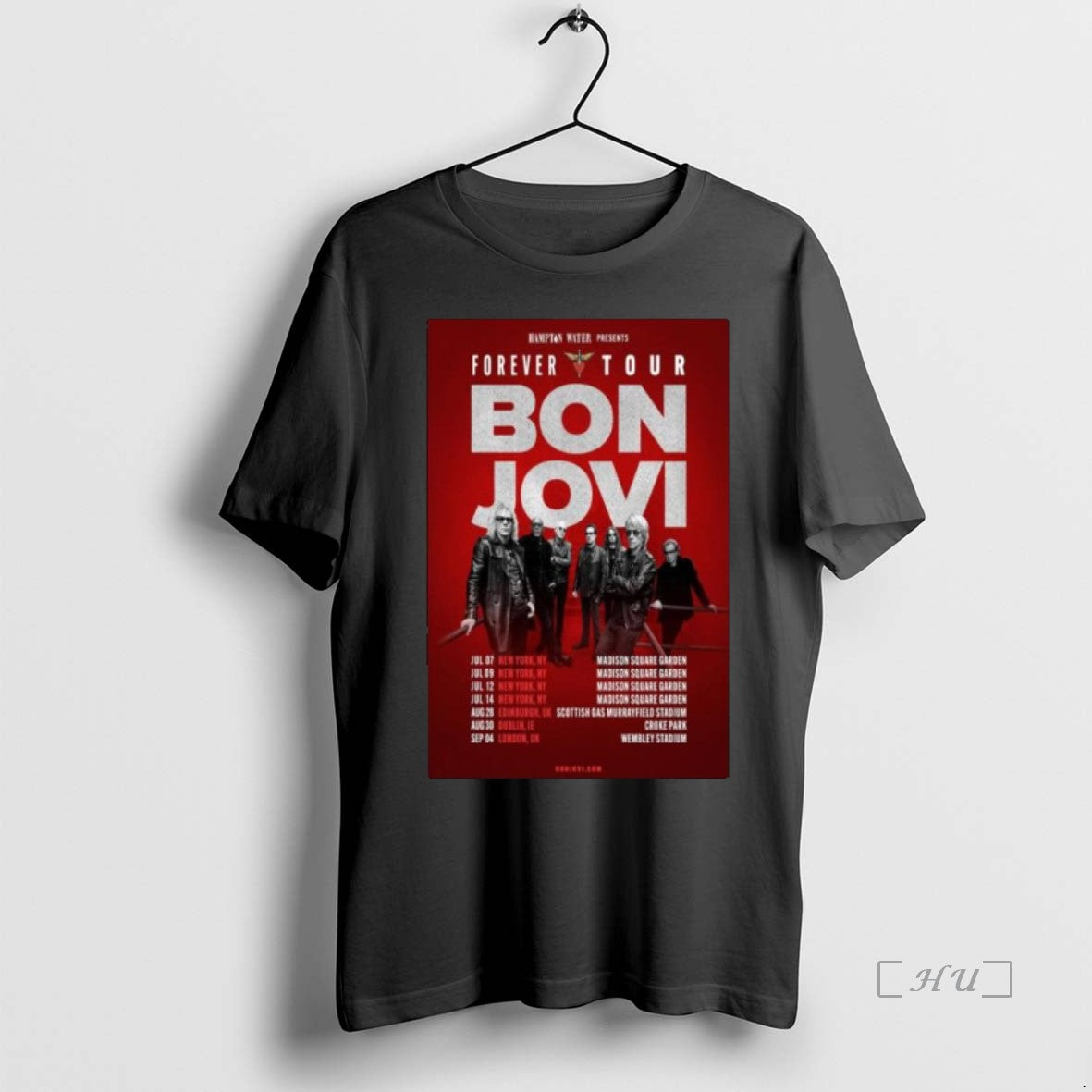 Trending Bon Jovi Forever Tour Hampton Water Presents 2026 Long Sleve T Shirt Sweater