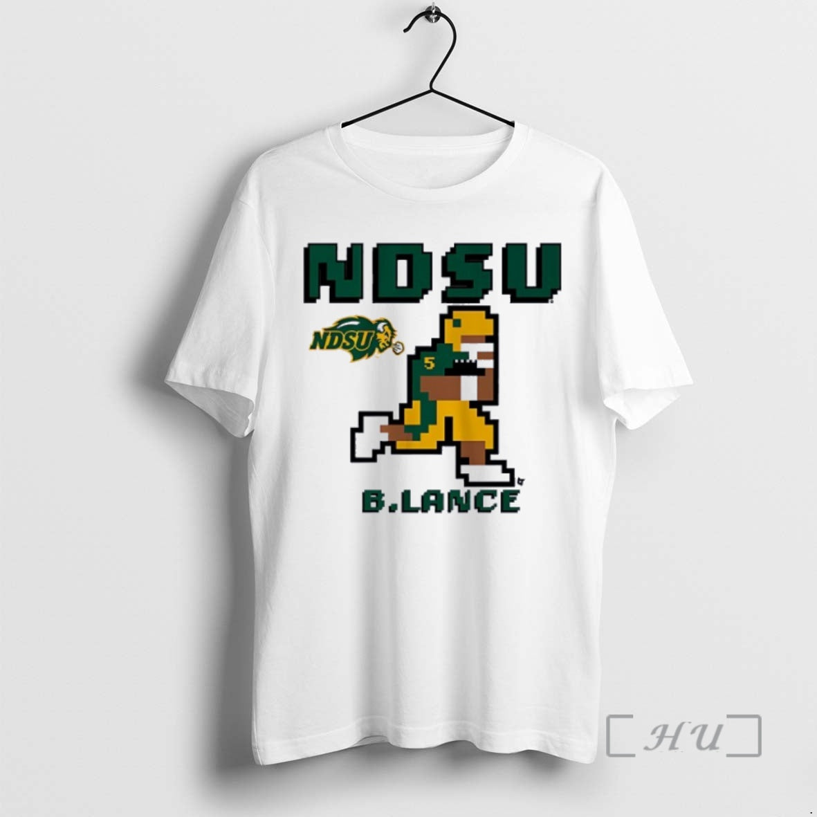 Trending Bryce Lance Pixel North Dakota State Bison Football Logo Premium T Shirt Sweater