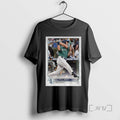 Trending Cal Raleigh Seattle Mariners Topps Baseball Card Player Tri Blend Tee Shirt Sweater