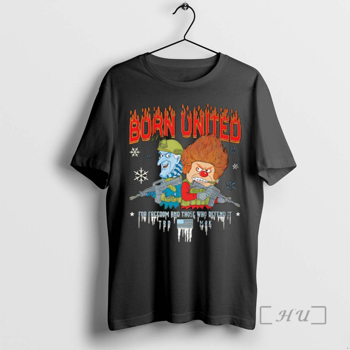 Trending Claymation Snow Miser Brothers For Freedom And Those Who Defend It Christmas Premium