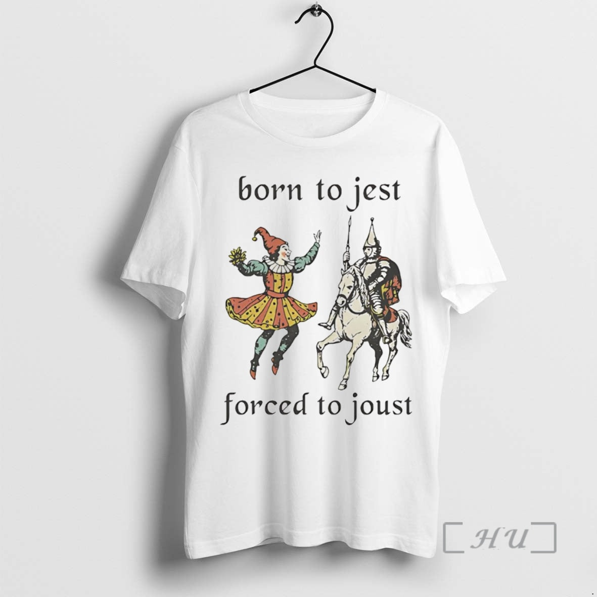 Trending Clown Born To Jest Knight Forced To Joust Premium T Shirt Sweater