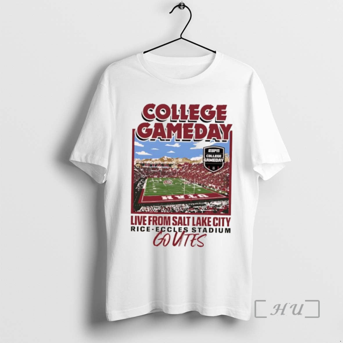 Trending College Gameday Live From Salt Lake City Rice Eccles Stadium Goutes Tee Shirts Sweater