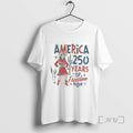 Trending Cowboy Girl America 250 Years Of Freedom Tee Shirt Sweater