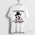 Trending Cowboy Raccoon Undiagnosed But Something Aint Right Tee Shirt Sweater