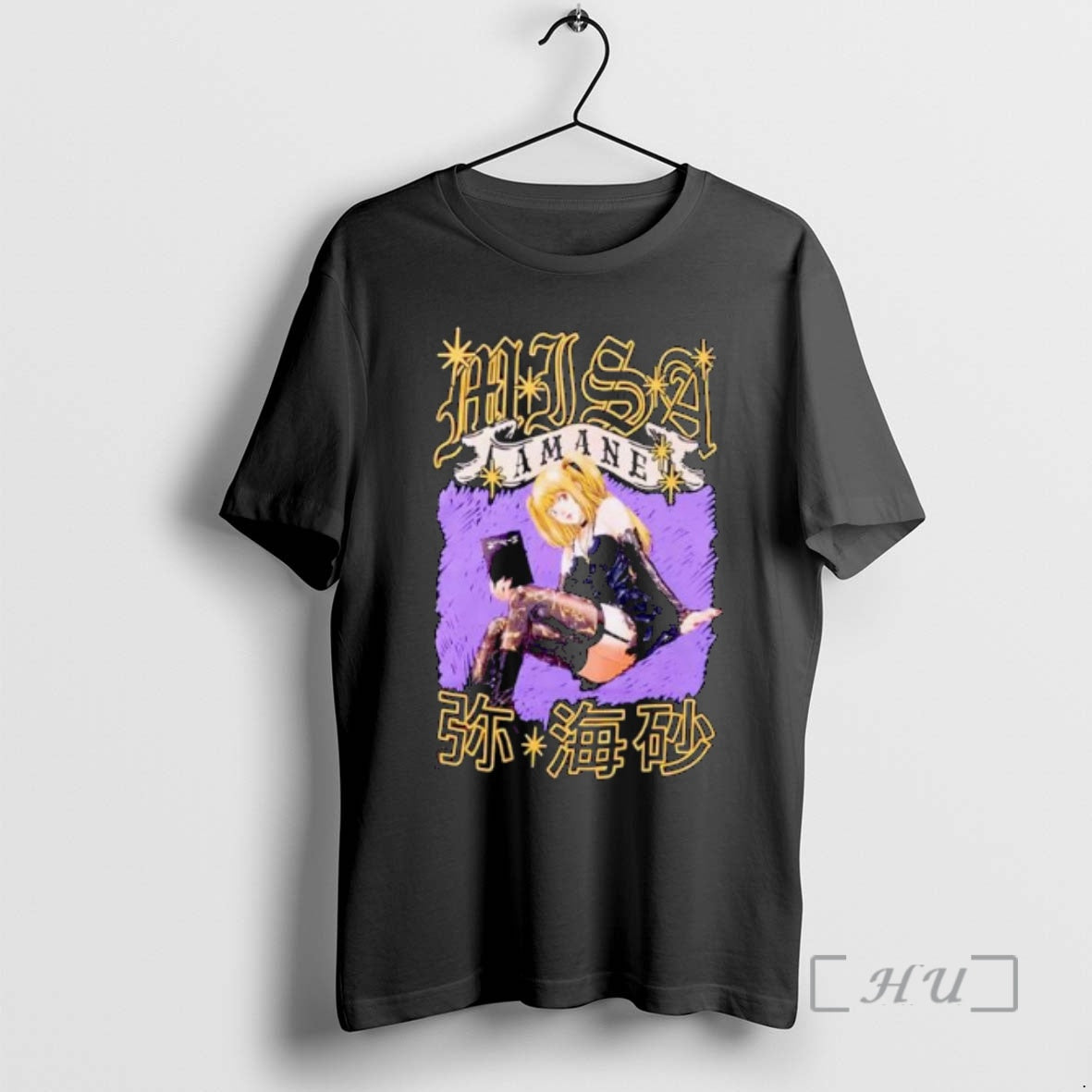 Trending Death Note Misa Sparkle Banner Ornaments Premium T Shirt Sweater