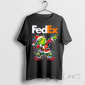 Trending Fedex Logo X Grinch Dabbing Light Christmas Premium T Shirt Sweater