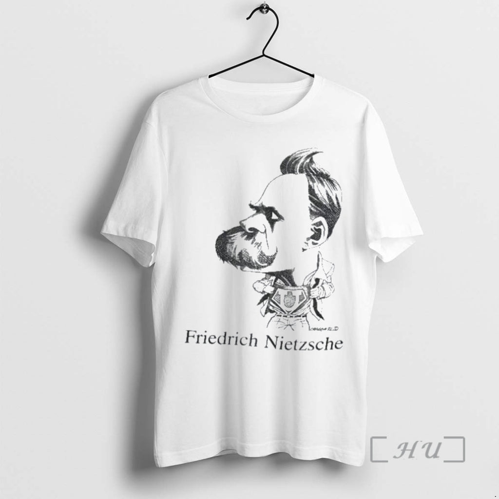 Trending Friedrich Nietzsche Caricature Premium T Shirt Sweater