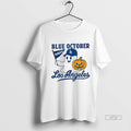 Trending Ghost Los Angeles Dodgers Baseball Blue October Pumpkin Mlb Halloween Graphic Tee Shirt Sweater