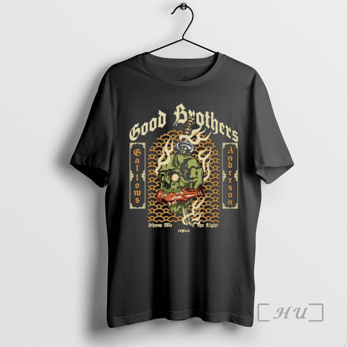 Trending Good Brothers Samurai Skull Ornaments Premium T Shirt Sweater